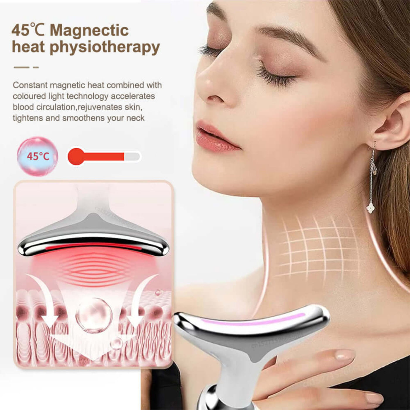 3 in 1 Anti Wrinkles Neck & Face Sculpting Device for women